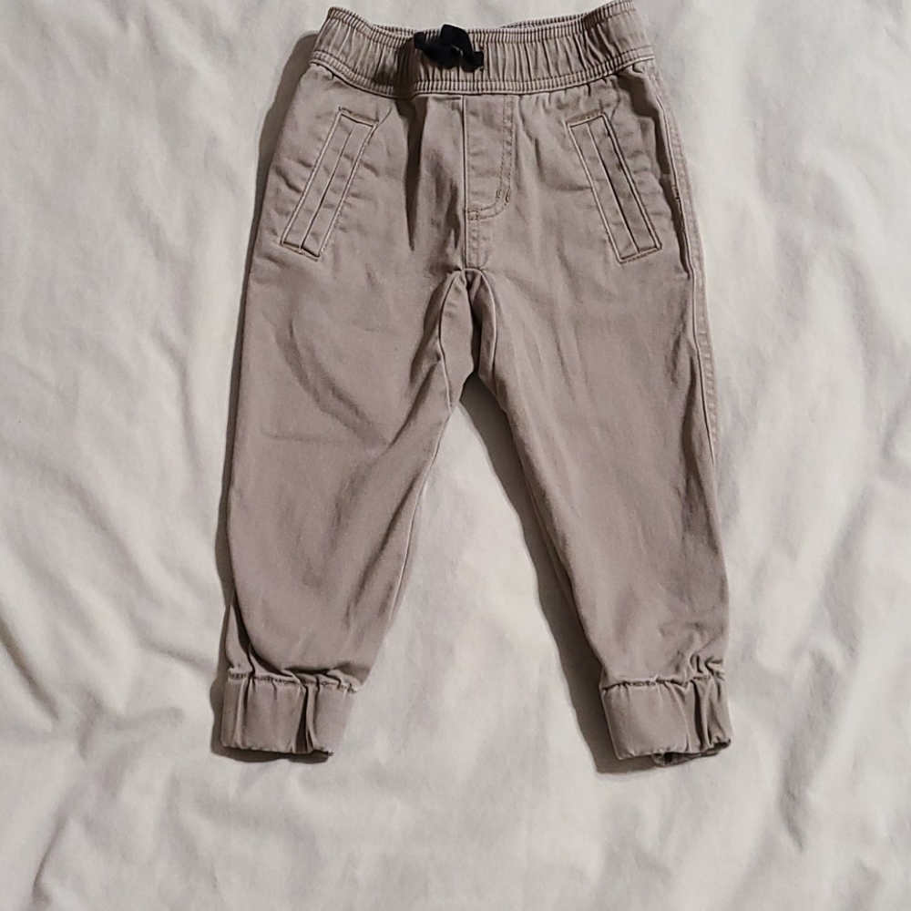 Tucker + Tate canvas khaki pants, 2T